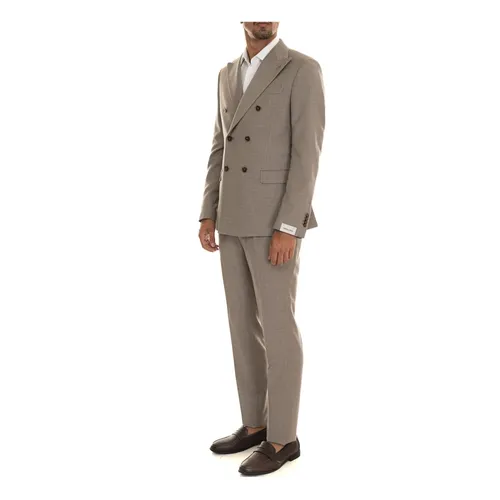 Suits > Suit Sets > Double Breasted Suits - - Paoloni - Modalova