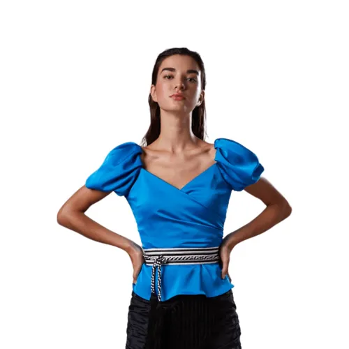 Moskada - Tops > T-Shirts - Blue - Moskada - Modalova