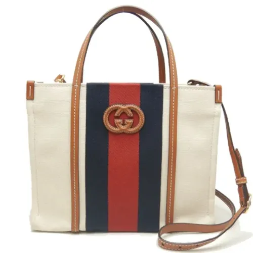 Pre-owned > Pre-owned Bags > Pre-owned Tote Bags - - Gucci Vintage - Modalova