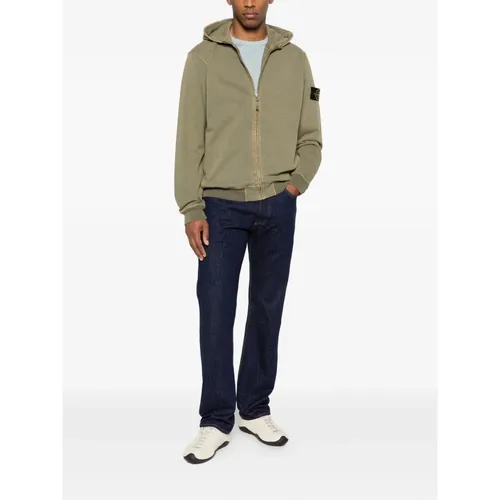 Sweatshirts & Hoodies > Zip-throughs - - Stone Island - Modalova