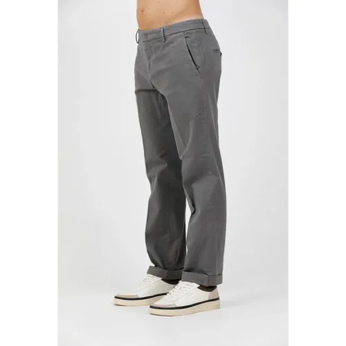 Dondup - Trousers > Chinos - Gray - Dondup - Modalova