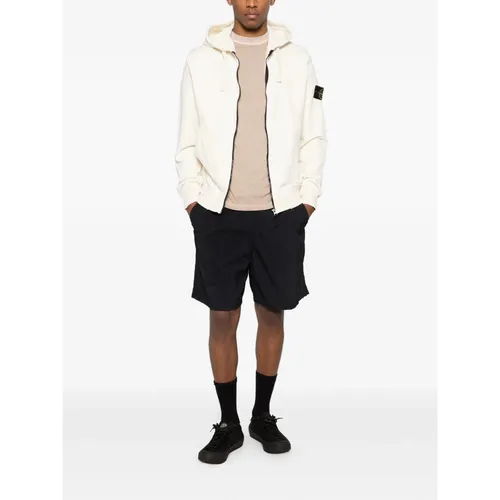 Sweatshirts & Hoodies > Zip-throughs - - Stone Island - Modalova