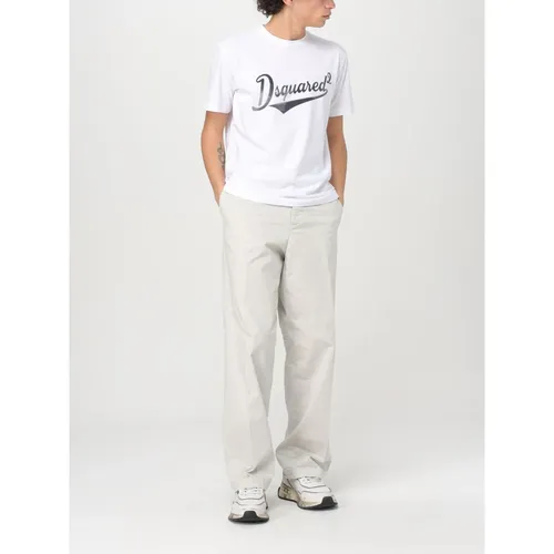 Trousers > Straight Trousers - - Dsquared2 - Modalova
