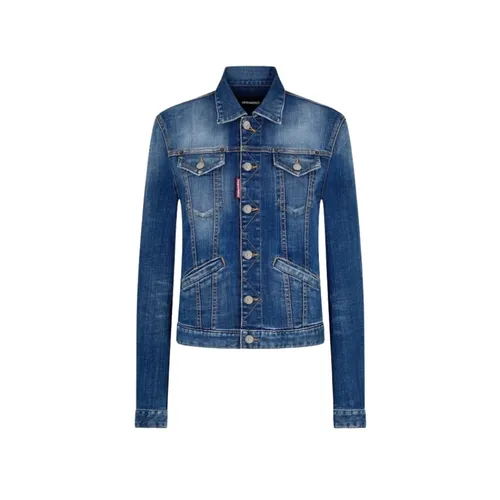 Jackets > Denim Jackets - - Dsquared2 - Modalova