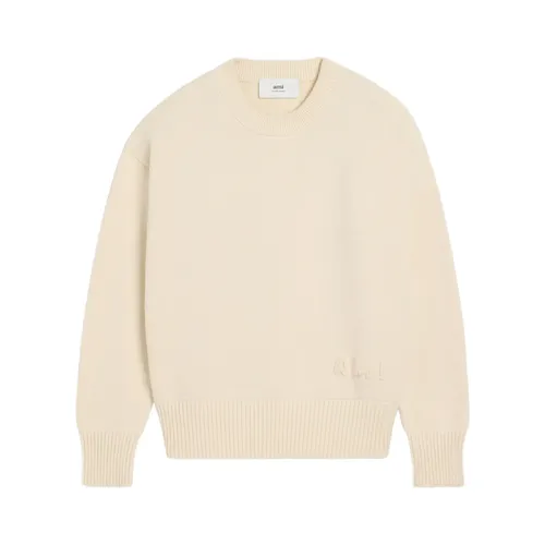 Knitwear > Round-neck Knitwear - - Ami Paris - Modalova