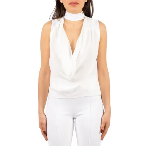 Tops > Sleeveless Tops - - Elisabetta Franchi - Modalova