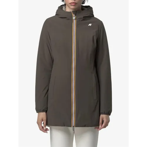K-Way - Coats > Parkas - Gray - K-Way - Modalova