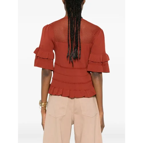 Knitwear > Round-neck Knitwear - - Twinset - Modalova