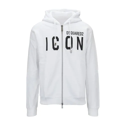 Sweatshirts & Hoodies > Zip-throughs - - Dsquared2 - Modalova