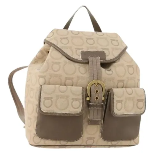 Pre-owned > Pre-owned Bags > Pre-owned Backpacks - - Salvatore Ferragamo Pre-owned - Modalova