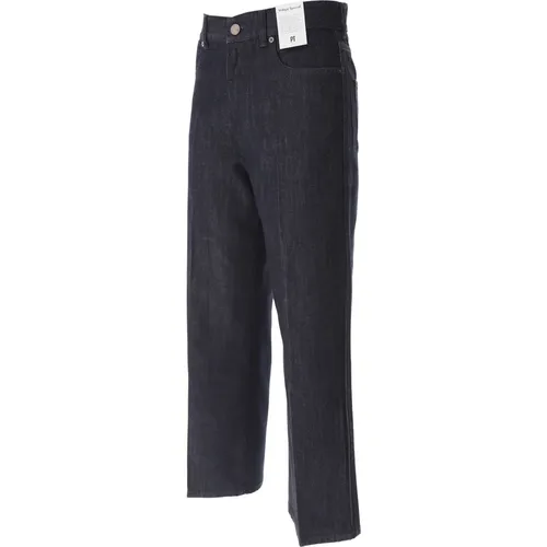 Pt01 - Jeans > Wide Jeans - Blue - Pt01 - Modalova
