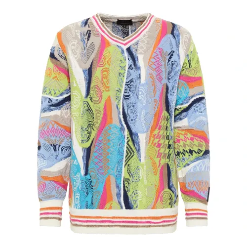 Knitwear > V-neck Knitwear - - Carlo Colucci - Modalova