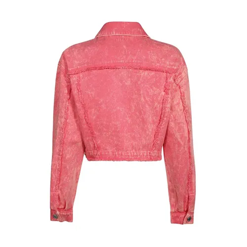 Jackets > Denim Jackets - - Msgm - Modalova