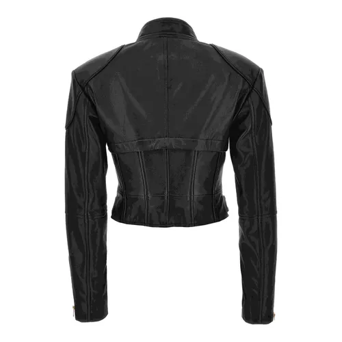 Jackets > Leather Jackets - - Versace Jeans Couture - Modalova