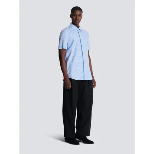 Shirts > Short Sleeve Shirts - - Balmain - Modalova