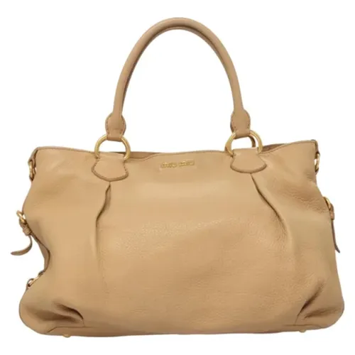 Pre-owned > Pre-owned Bags > Pre-owned Tote Bags - - Miu Miu Pre-owned - Modalova