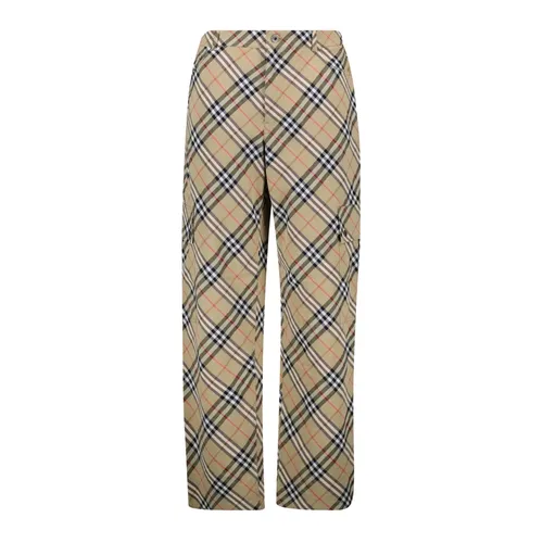 Trousers > Straight Trousers - - Burberry - Modalova