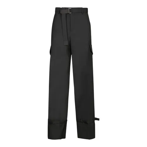 Trousers > Straight Trousers - - Sacai - Modalova