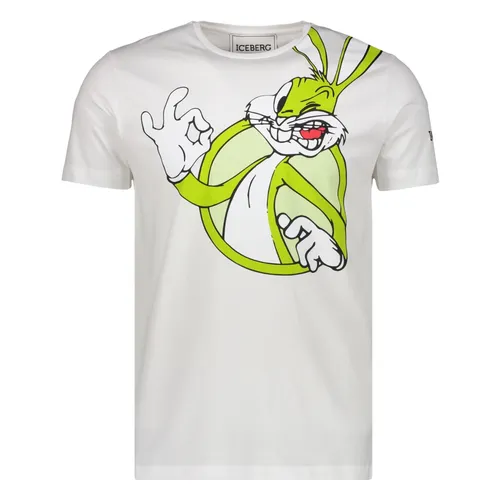 Iceberg - Tops > T-Shirts - White - Iceberg - Modalova