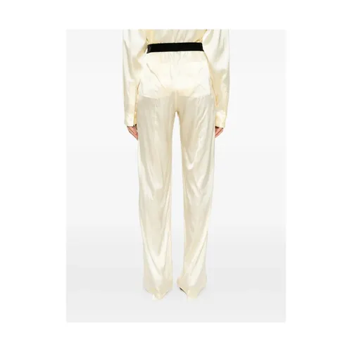 Trousers > Straight Trousers - - Tom Ford - Modalova