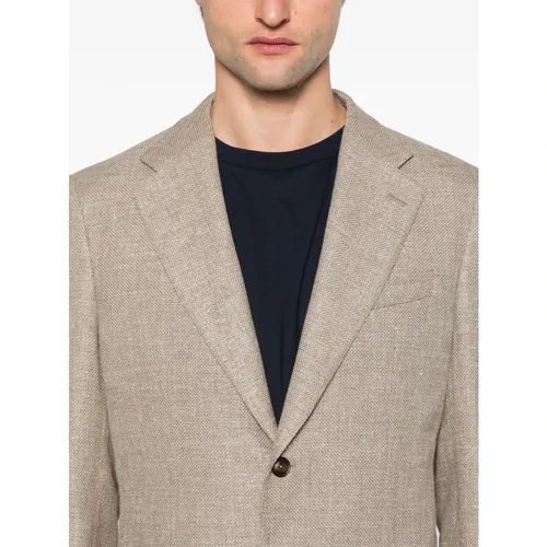 Fay - Jackets > Blazers - Beige - Fay - Modalova