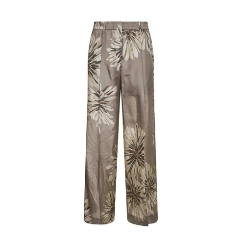 Trousers > Wide Trousers - - Brunello Cucinelli - Modalova