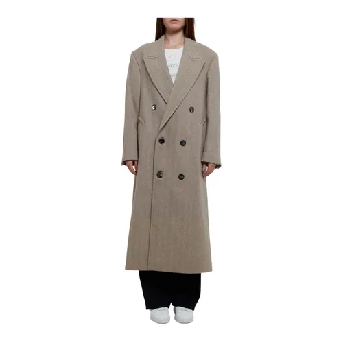 Coats > Double-Breasted Coats - - Ami Paris - Modalova