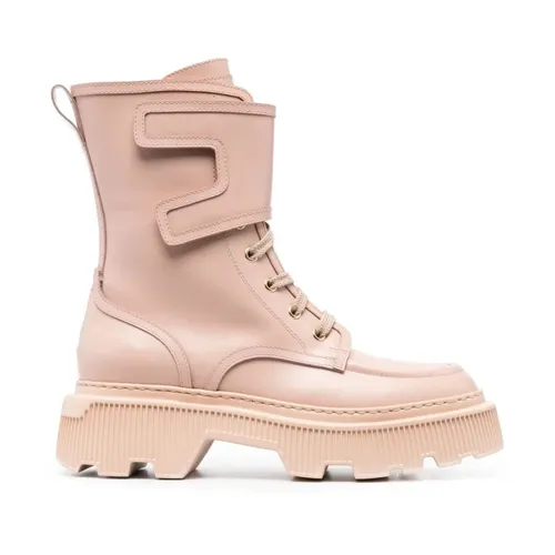 Shoes > Boots > Lace-up Boots - - Santoni - Modalova