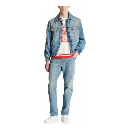 Jackets > Denim Jackets - - Balmain - Modalova
