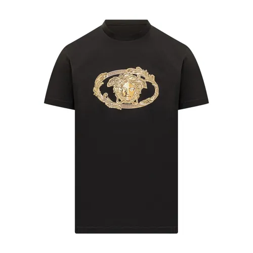 Versace - Tops > T-Shirts - Black - Versace - Modalova