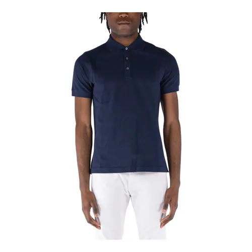Fay - Tops > Polo Shirts - Blue - Fay - Modalova