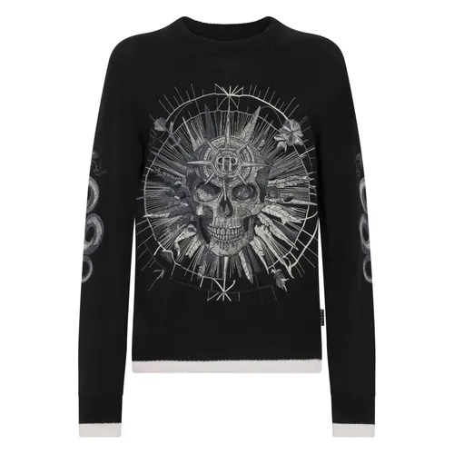 Knitwear > Round-neck Knitwear - - Philipp Plein - Modalova
