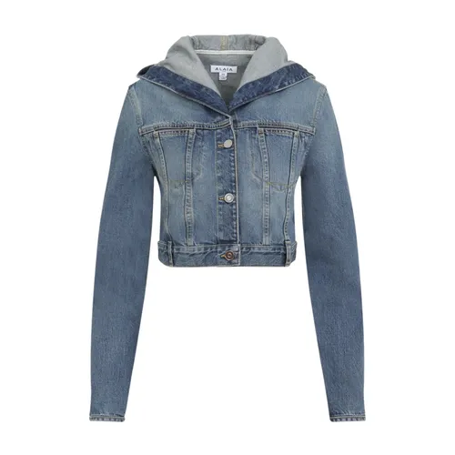 Jackets > Denim Jackets - - Alaïa - Modalova