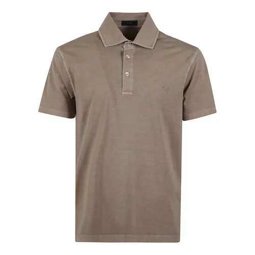 Fay - Tops > Polo Shirts - Brown - Fay - Modalova