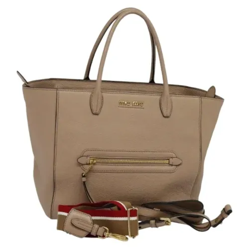 Pre-owned > Pre-owned Bags > Pre-owned Tote Bags - - Miu Miu Pre-owned - Modalova