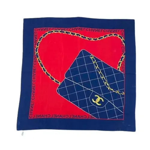 Pre-owned > Pre-owned Accessories > Pre-owned Scarves - - Chanel Vintage - Modalova