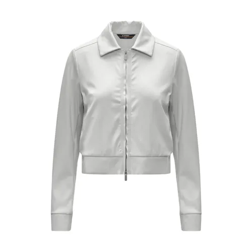 Jackets > Leather Jackets - - K-Way - Modalova