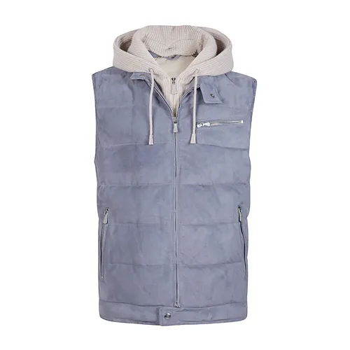 Eleventy - Jackets > Vests - Blue - Eleventy - Modalova