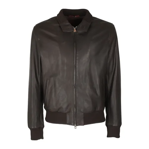 Jackets > Leather Jackets - - Stewart - Modalova