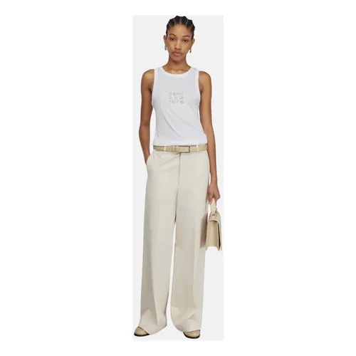 Trousers > Wide Trousers - - Semicouture - Modalova