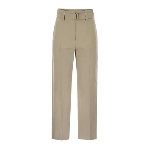 Trousers > Wide Trousers - - Brunello Cucinelli - Modalova