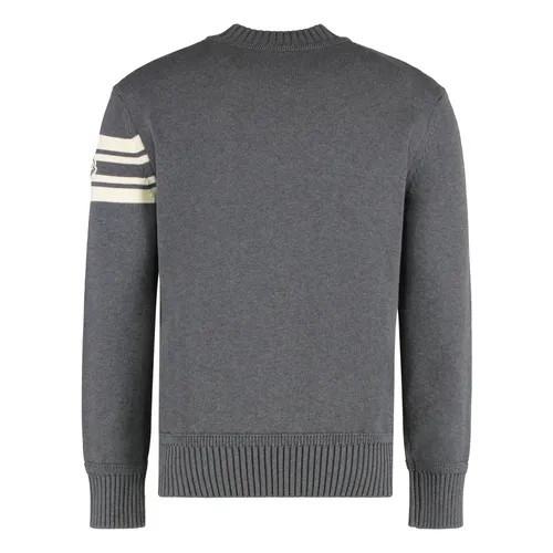 Knitwear > Round-neck Knitwear - - Moncler - Modalova