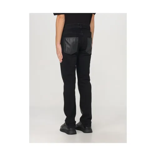 Trousers > Leather Trousers - - Versace Jeans Couture - Modalova