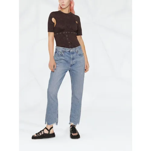 Jeans > Cropped Jeans - - Agolde - Modalova