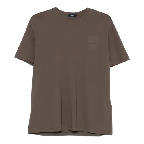 Herno - Tops > T-Shirts - Brown - Herno - Modalova