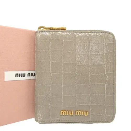 Pre-owned > Pre-owned Accessories > Pre-owned Wallets - - Miu Miu Pre-owned - Modalova