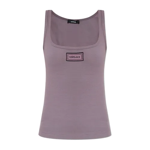 Tops > Sleeveless Tops - - Versace - Modalova