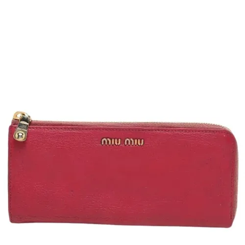 Pre-owned > Pre-owned Accessories > Pre-owned Wallets - - Miu Miu Pre-owned - Modalova
