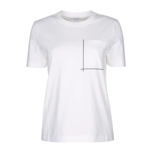 Tops > T-Shirts - - Brunello Cucinelli - Modalova