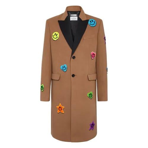 Coats > Single-Breasted Coats - - Philipp Plein - Modalova
